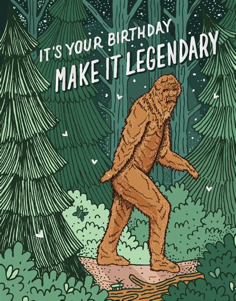 Bigfoot Birthday by Noteworthy Paper & Press | Postable