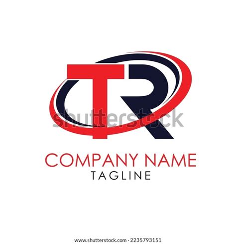 Tr Typography Logos Design Alphabet Stock Vector (Royalty Free) 2235793151 | Shutterstock