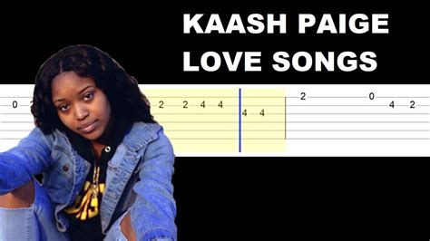 Kaash Paige - Love Songs (Easy Guitar Tabs Tutorial) - YouTube