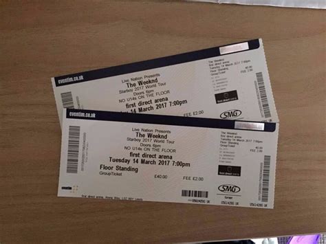 2 x Standing Tickets - The Weeknd & Bryson Tiller - Leeds | in ...