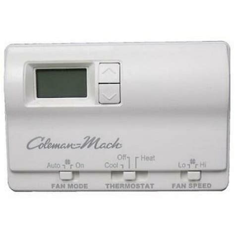 Coleman Mach 6636-3441 Digital 2 Stage Air Conditioner/Gas Furnace RV Wall Thermostat - Walmart ...