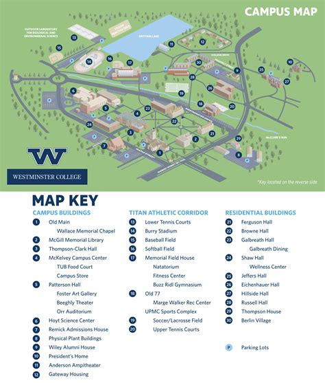 Westminster College Campus Map — New Wilmington Mission Conference