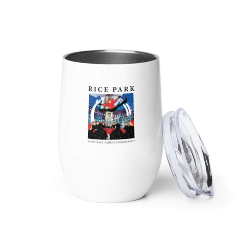 Rice Park Winter Carnival Wine tumbler - Saint Paul Parks Conservancy