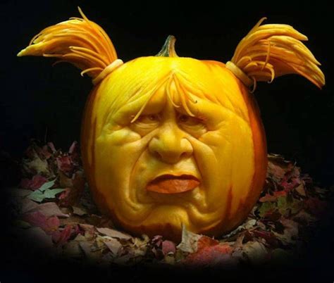 Scary Pumpkins That'll Send Trick-or-Treaters Running | Funny pumpkin carvings, Creative pumpkin ...