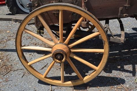 Canvas Print Spoke Wheel Wooden Wagon Spokes Steel-Rimmed Stretched ...