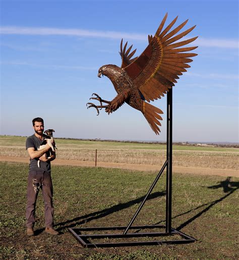 Wedge Tail Eagle- Metal Art Sculpture — Jordan Sprigg Sculptures