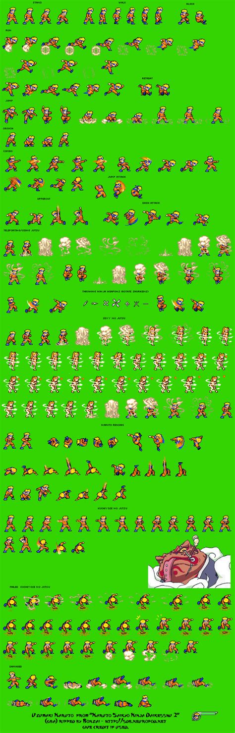 Image - Naruto2.gif | Naruto Sprite Sheet Database | FANDOM powered by ...