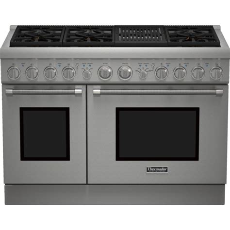 Thermador PRL486NLH Pro Harmony Professional Series 48 Inch Pro-Style Gas Range with 6 Sealed ...