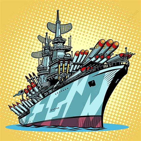 Navy Ships Vector PNG Images, Battleship Warship Navy Ship Sea, Boat ...