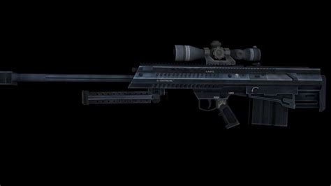 Barrett XM500 Sniper Rifle 3D Model $6 - .fbx - Free3D