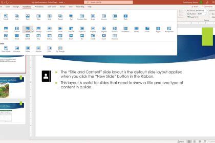 Slide Transition Animation in PowerPoint - Instructions