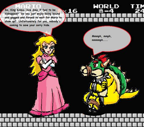 Princess Peach Kidnaps Bowser by Shizuru-Minamino | Bowser, King koopa, Princess peach