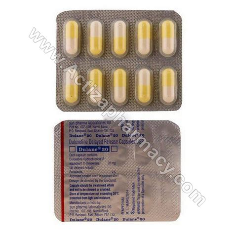 Duloxetine 20 Mg Tablets at Rs 126/box | Duloxetine HCL Tablet in Surat | ID: 27525515873