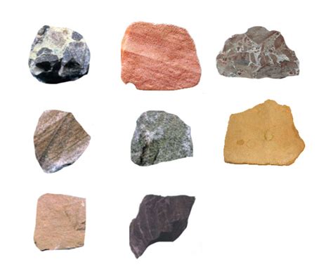 Detrital Sedimentary Rocks Chart