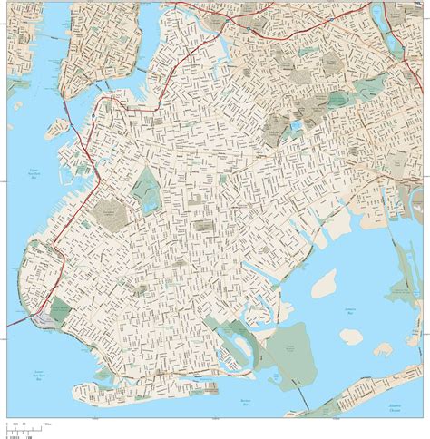 Printable Map Of Brooklyn