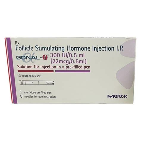 Gonal F 300 Iu Injection, Packaging Type: Box, Packaging Size: 1 ...