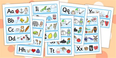 A-Z Picture Cards - Alphabet for Kids (teacher made)