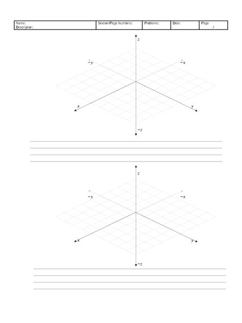 3D Graph Paper - 10 Free Templates in PDF, Word, Excel Download