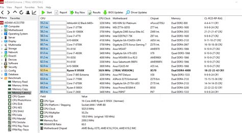 Memory Benchmark Results : r/overclocking