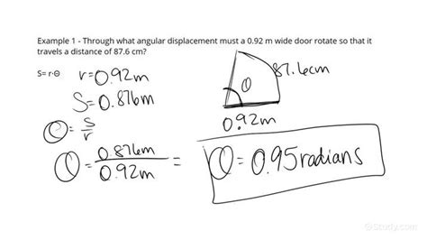 Angular Displacement Formula