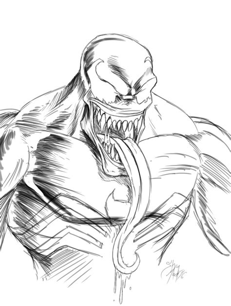 Venom Drawing at GetDrawings | Free download