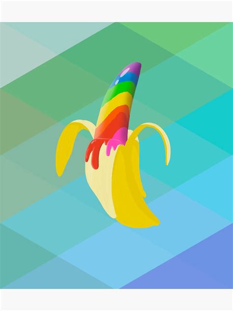 "Gay Pride Banana Print" Sticker for Sale by RoboticZephyr | Redbubble