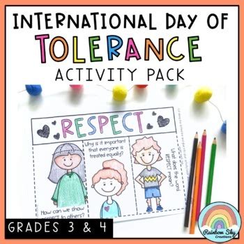 Tolerance & Cultural Diversity Activities - International Day for Tolerance Pack