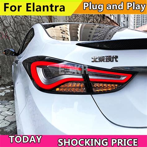 Car Styling for Hyundai Elantra Tail Lights 2012 2016 ALL LED Elantra ...