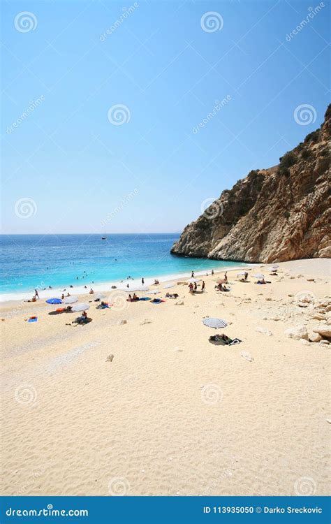 Beautiful Kaputas Beach in Turkey Stock Photo - Image of turkey ...