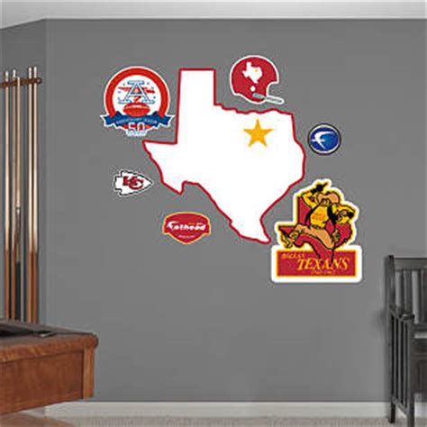 Dallas Texans Original AFL Logo Wall Decal | Shop Fathead® for Kansas City Chiefs Decor