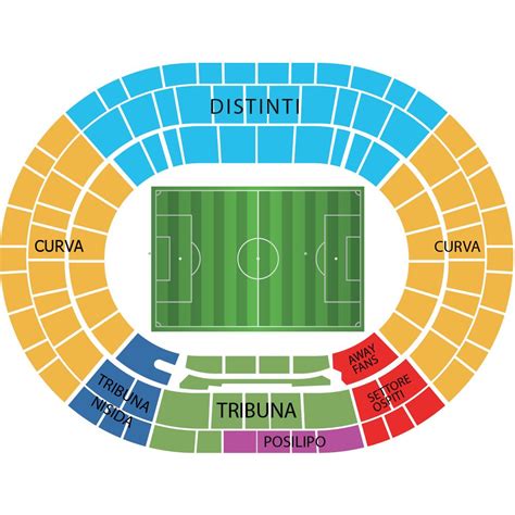 Stadio San Paolo | Chart, Pie chart, Seating charts