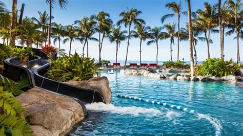 Sheraton Waikiki Beach - Pool Slide | Waikiki hotels, Sheraton waikiki ...