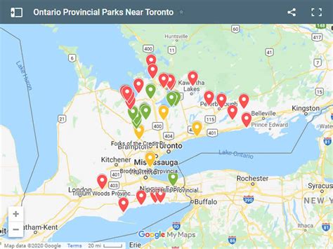 Map Of All Ontario Provincial Parks - Florida Beach Map