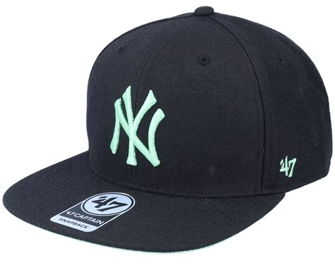 New York Yankees MLB Ballpark Captain Black Snapback - 47 Brand keps ...