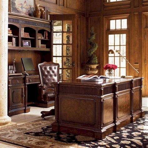 45 Best Law Office Decorating Ideas For Comfortable Office Ideas 045 | Traditional home offices ...