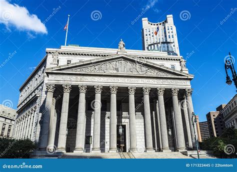 New York State Supreme Court Building in New York City, USA Stock Image ...