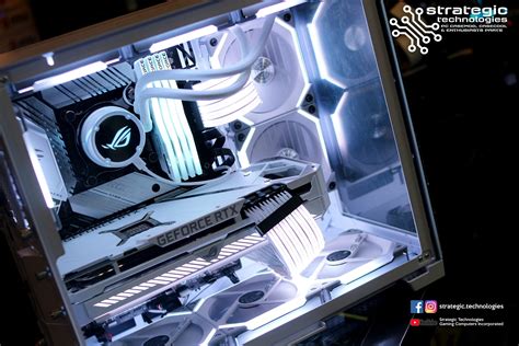 Lian Li 011 Dynamic Mini Snow X ROG White Components » builds.gg