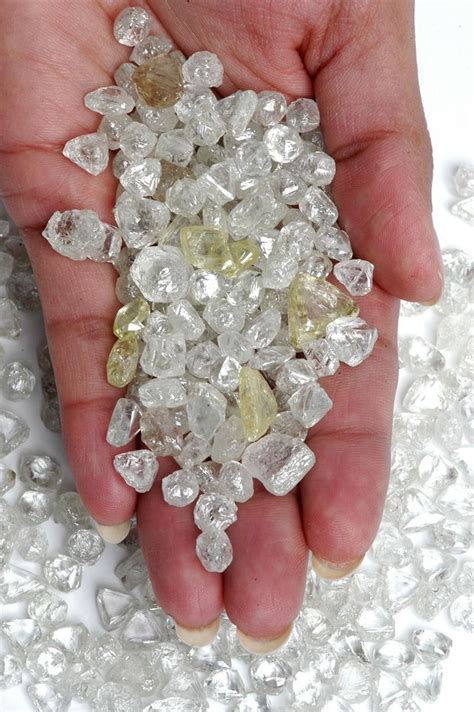 Rough Diamonds as they are found in nature! www.TreasureForce.com www ...