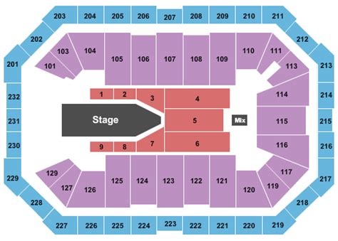 Dickies Arena Seating Chart & Maps - Ft Worth