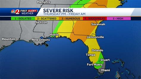 Severe weather risk in Central Florida this week