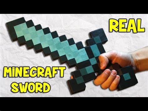 Minecraft Papercraft Life Size Sword