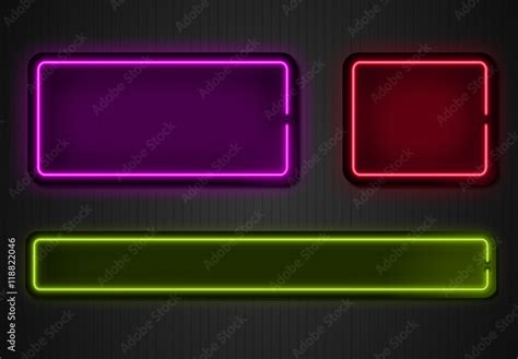 Modelo de Neon Overlay Graphics do Stock | Adobe Stock