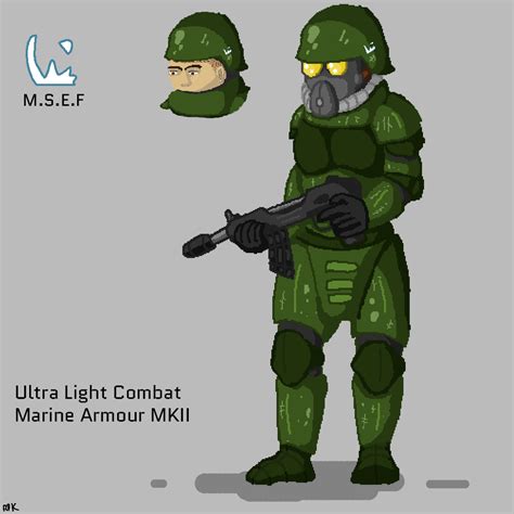 Ultra Light Marine Combat Armour MKII by Elitos-5 on Newgrounds