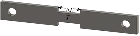 Typical dilatometry specimen geometry. | Download Scientific Diagram