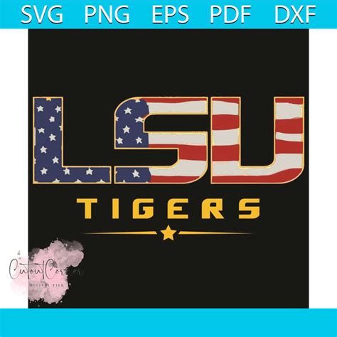 LSU Tigers Svg, Sport Svg, Lsu Football Svg, Usa Football Sv - Inspire ...