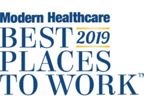 Best Places to Work in Healthcare - 2019 (alphabetical list)