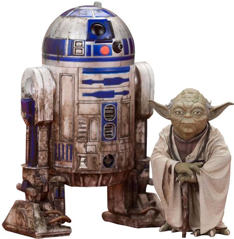 Download R2 D2and Yoda Star Wars Characters | Wallpapers.com