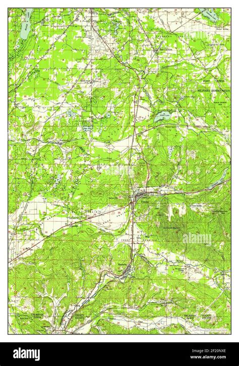 Tenino, Washington, map 1949, 1:62500, United States of America by Timeless Maps, data U.S ...