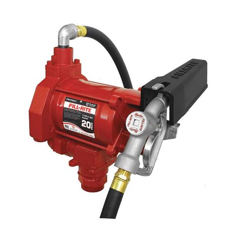 Fill-Rite 700 Series Pump Kit - 76LPM (240VAC, Digital/meter, a/nozzle) - Fuel Parts