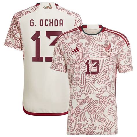 Guillermo Ochoa Mexico National Team adidas 2022/23 Away Replica Player ...